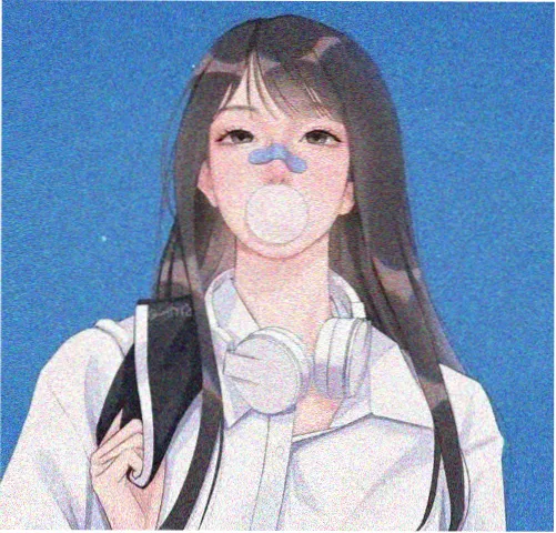 读者 逆光位 的头像插画